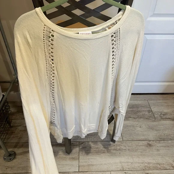 Western Cream Colored Top - Picture 1 of 5